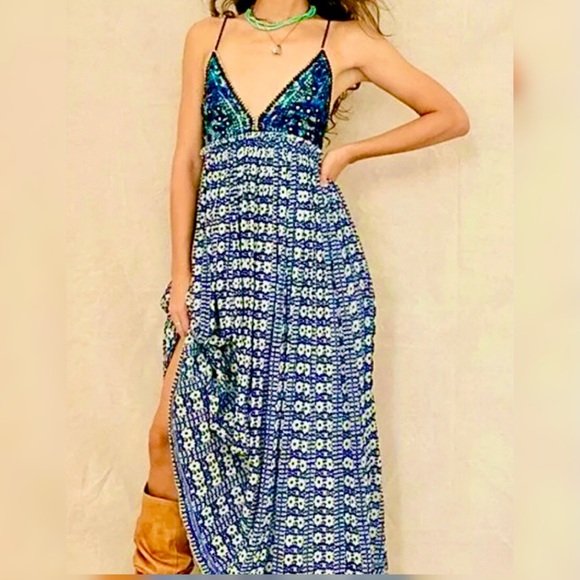FREE PEOPLE GOOD VIBES MAXI DRESS - Picture 3 of 7